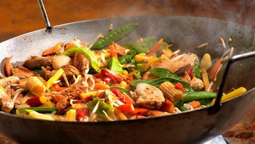 Stir Fry Meat Wok